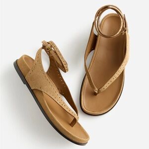 Eleni Ankle Wrap Thong Sandals